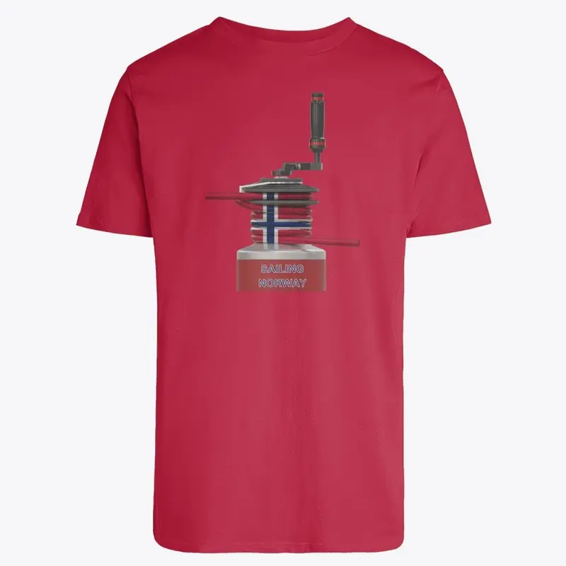 Sailing Norway winch Tee