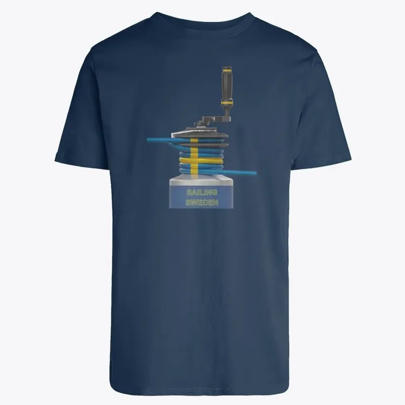 Sailing Sweden winch Tee