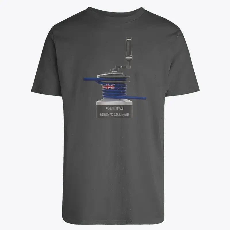 Sailing New Zealand winch Tee