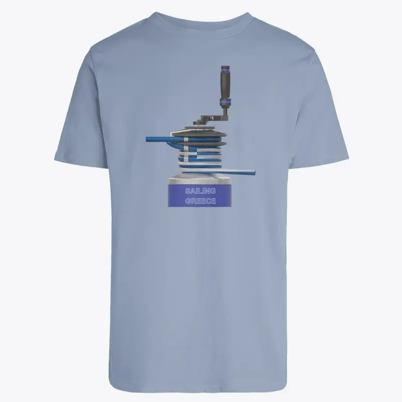 Sailing Greece winch Tee